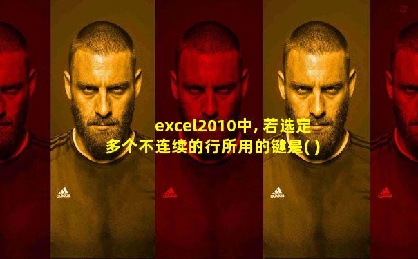 excel2010中, 若选定多个不连续的行所用的键是( )